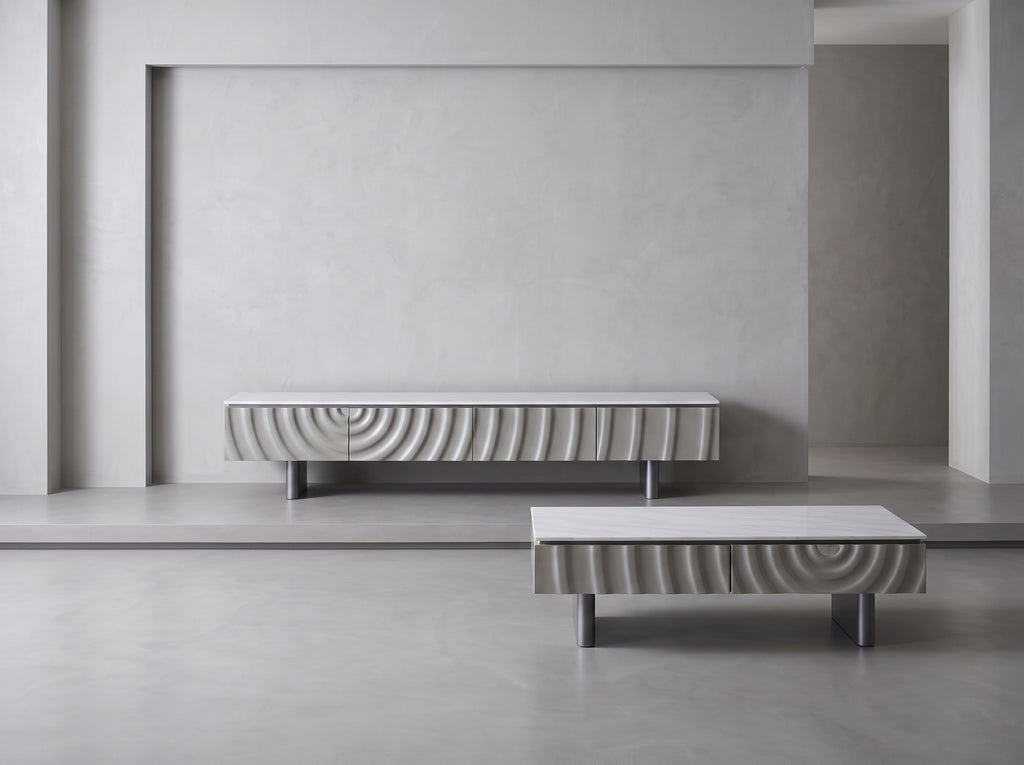 Ripple TV Console & Coffee Table
