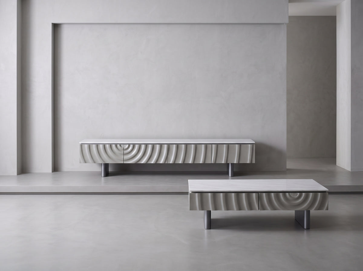 Ripple TV Console & Coffee Table