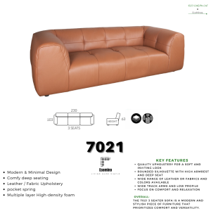 The 7021 3 Seater Sofa