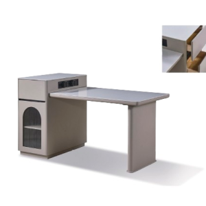 The DT-02 Extendable Sintered Stone Island Dining Table